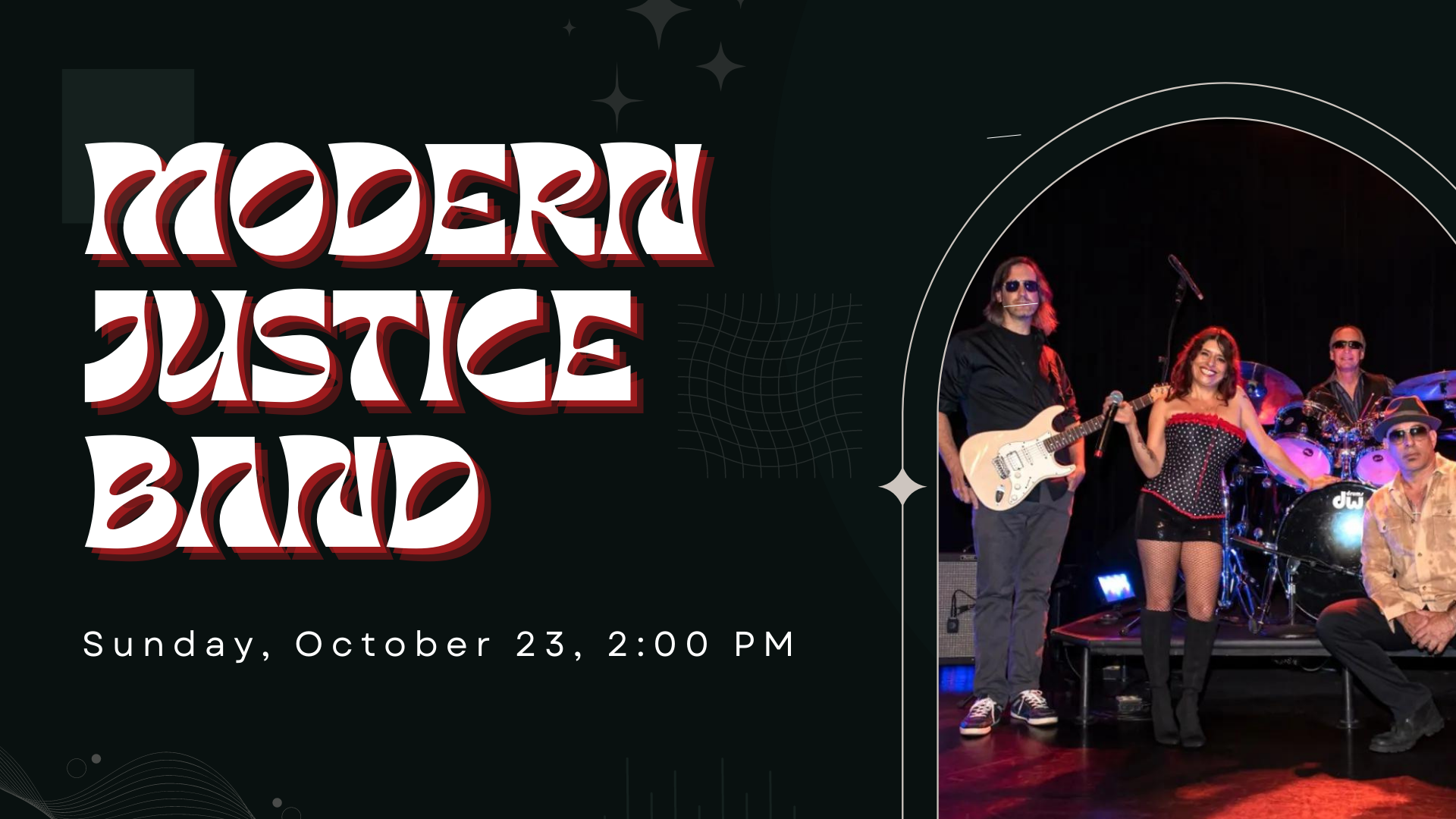 Modern Justice Band Sayville Library